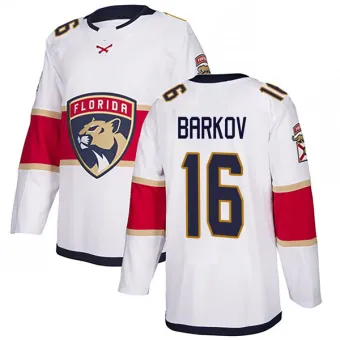 Men's Aleksander Barkov Florida Panthers Away Jersey - White Authentic