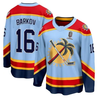 Men's Aleksander Barkov Florida Panthers Special Edition 2.0 2024 Stanley Cup Champions Jersey - Light Blue Breakaway