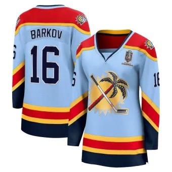 Women's Aleksander Barkov Florida Panthers Special Edition 2.0 2024 Stanley Cup Champions Jersey - Light Blue Breakaway